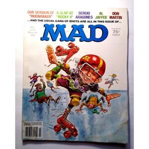 MAD Magazine March 1980 # 213 Rocky 2 Moonraker Dracula Movie Parody Spoof Humor